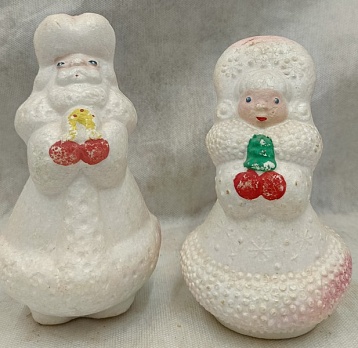 Любимые новогодние игрушки: Дед Мороз и Снегурочка